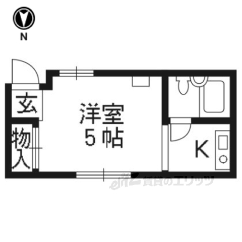 喜多源第２マンションの間取り