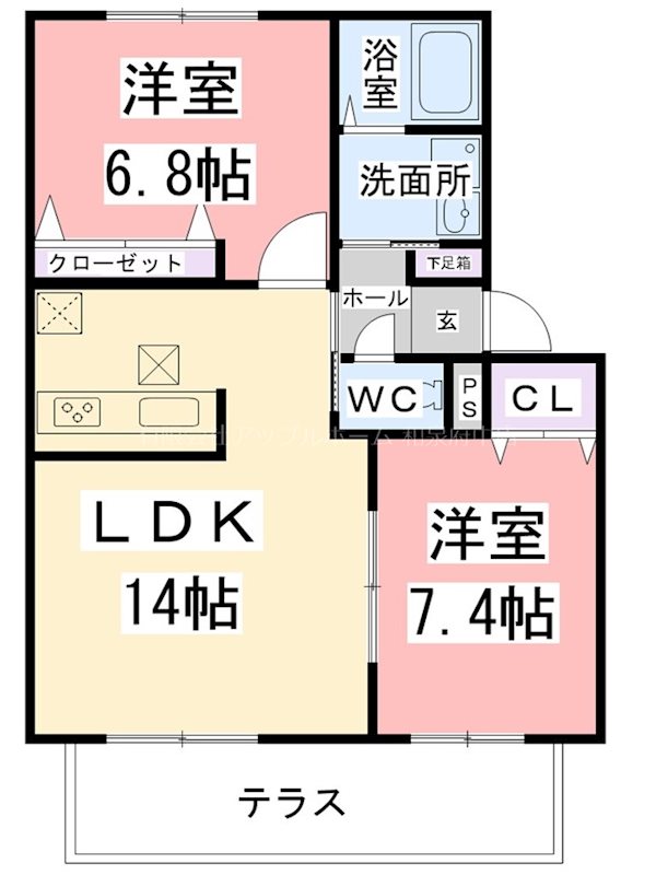 カーサKOYOMO-52の間取り