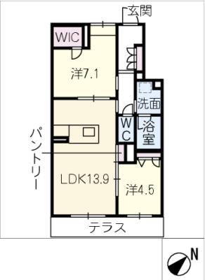 クリザンテームの間取り