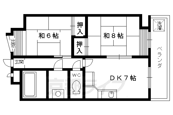 シミズマンションの間取り