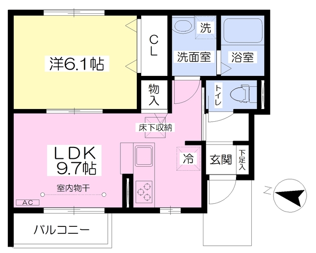 ザ・ウェストの間取り