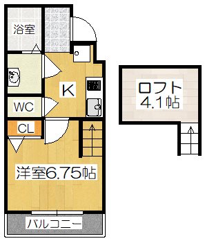 Wins　Court山科東野の間取り