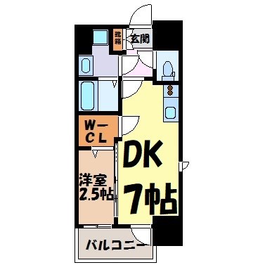 エステムコート名古屋新栄IIアリーナの間取り