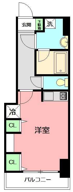 リーフコンフォート本厚木の間取り