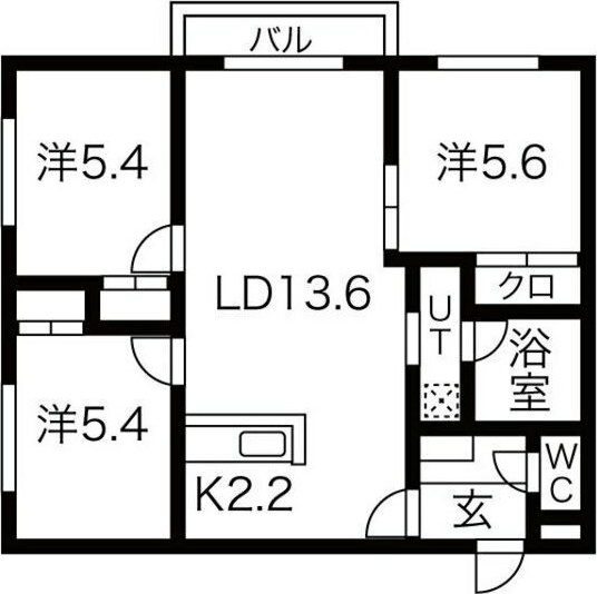 プレミア山の手の間取り