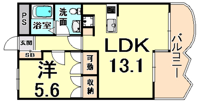 コナビレッジの間取り