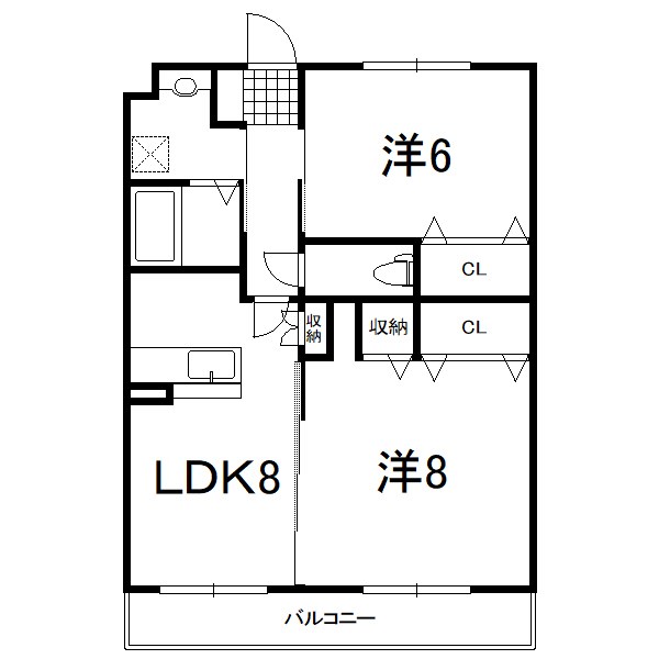 【安中市原市のマンションの間取り】