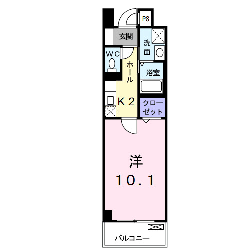 プティネージュの間取り