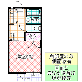 フロンティアKの間取り