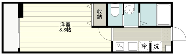 【富士見市針ケ谷のアパートの間取り】