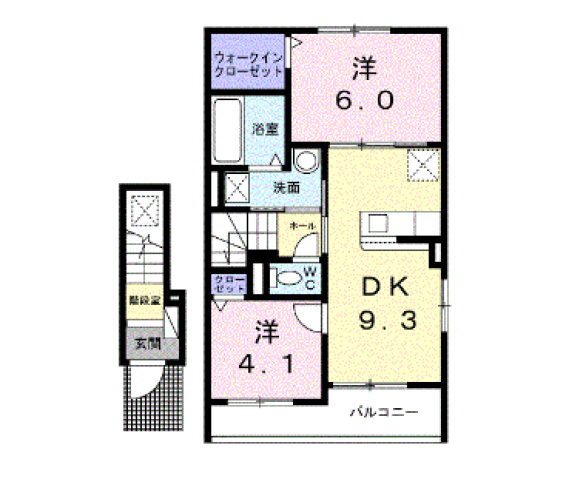 仮称）羽沢３丁目アパートの間取り