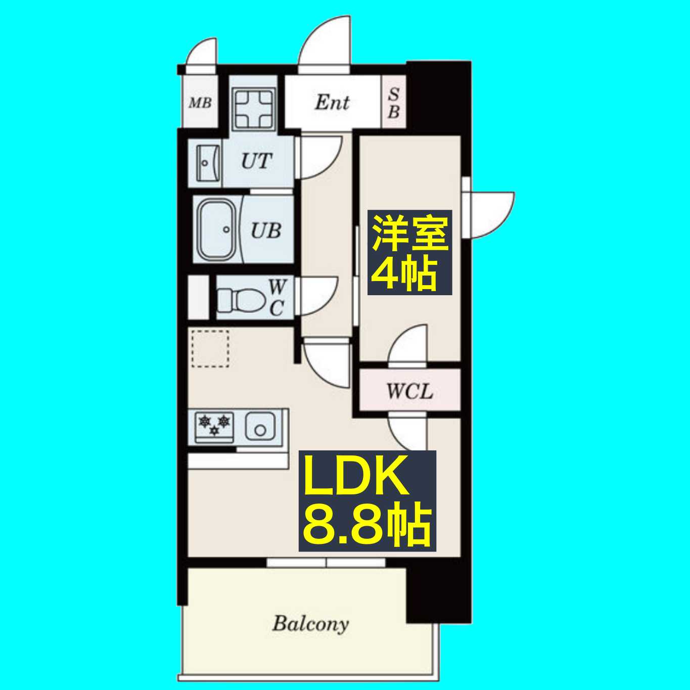 S-RESIDENCE上飯田Northの間取り