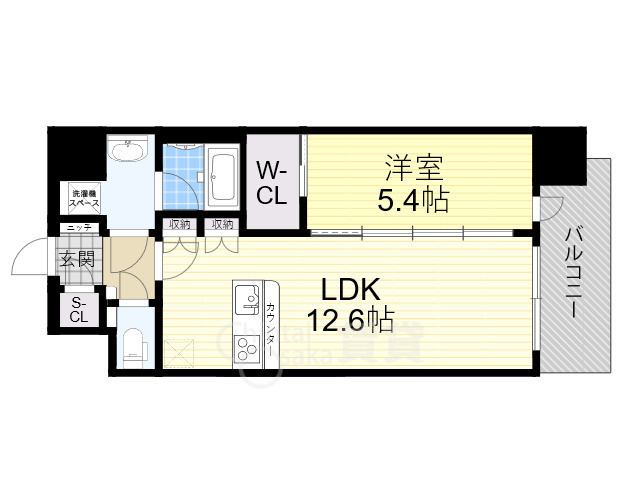 スプランディッド新大阪7の間取り