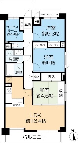 ステイツ甲東園フラッツの間取り