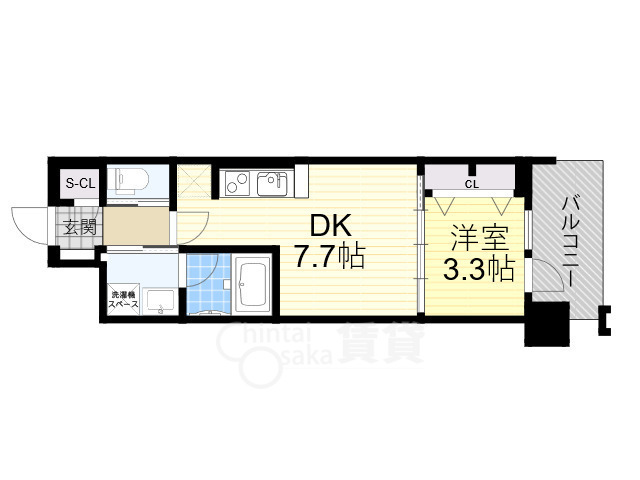 リッツ新大阪プレミアムの間取り