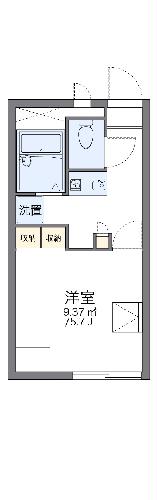 レオパレススギノの間取り