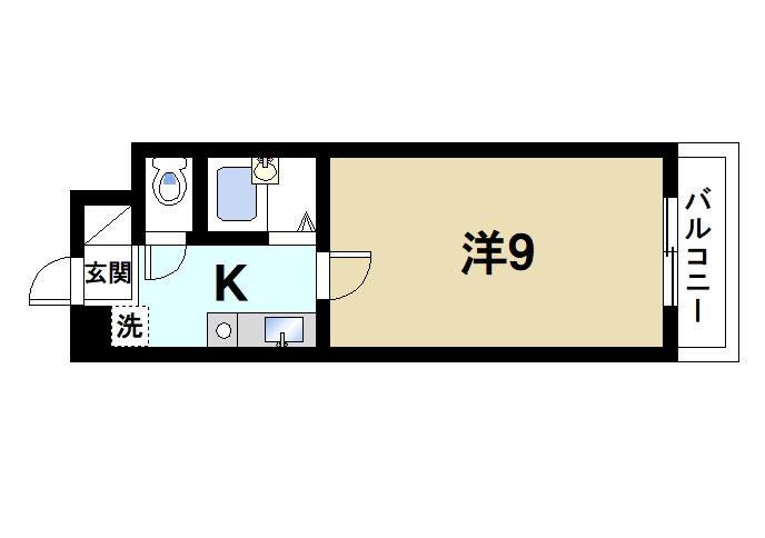 LakiaMaison木津川の間取り