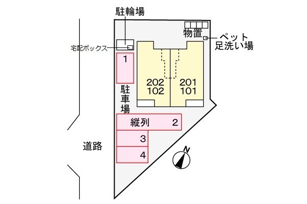 【エターナル　IIの駐車場】