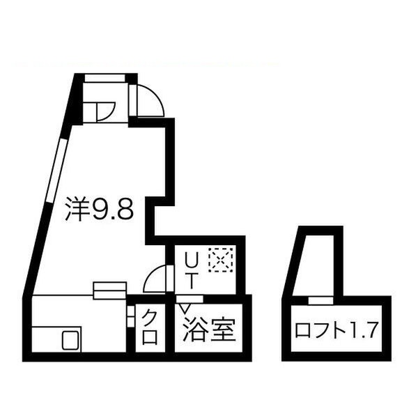 藤井寺市林のアパートの間取り