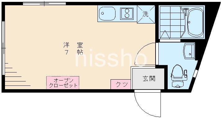 ＣＡＭＥＬＬＩＡ東長崎の間取り