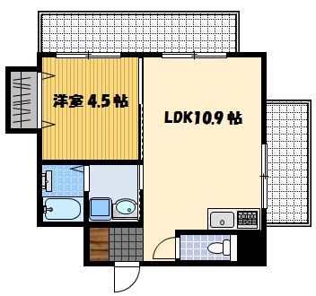 ＭＫステーション花丘の間取り