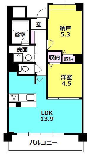 セリシール夙川苦楽園の間取り