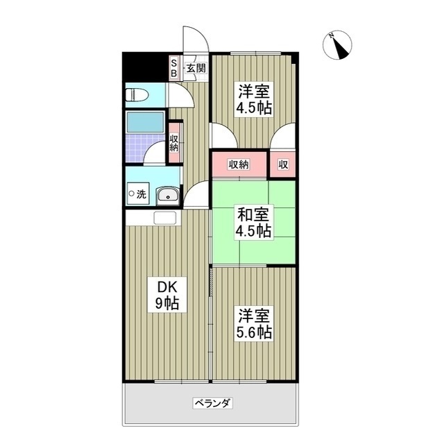 アメニティ小林の間取り