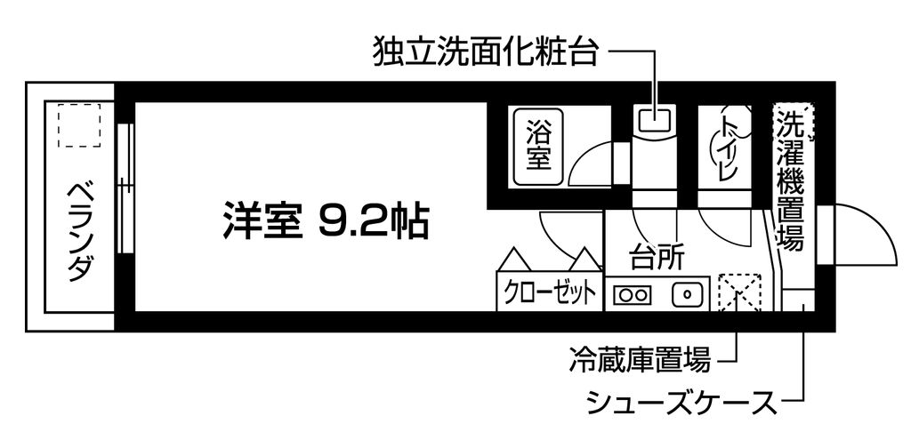 新百合グリーンビルの間取り