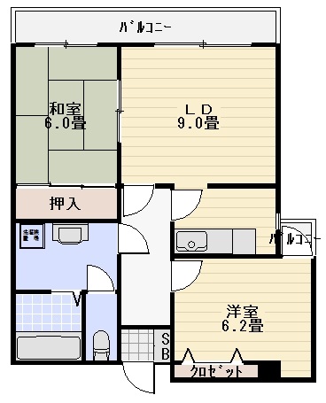 岩立ハイツの間取り