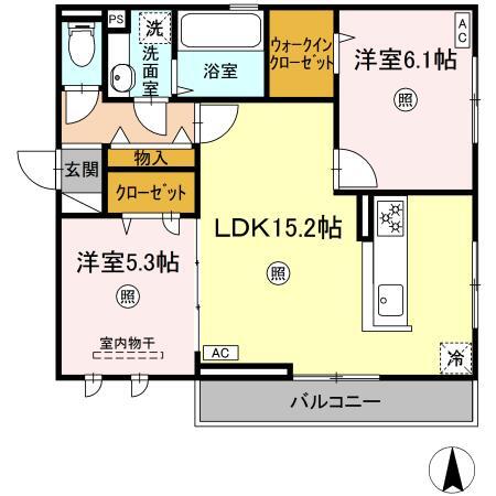 Ｄ－Ｒｅｓｅｎａ宮崎駅東の間取り