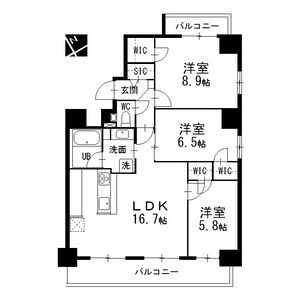 メイプルグラン本山の間取り