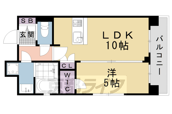 クリスタルグランツ京都西大路の間取り