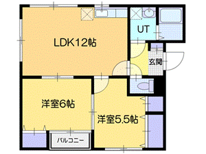 余市郡余市町大川町のマンションの間取り