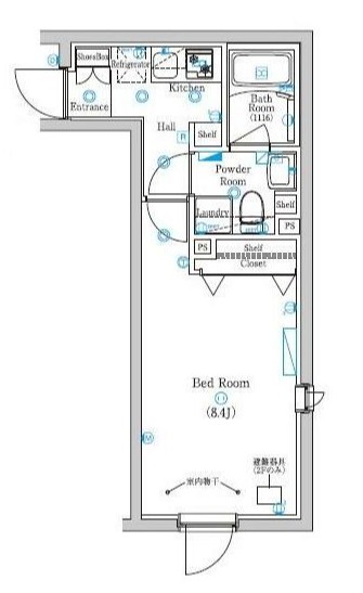 世田谷区宮坂のマンションの間取り