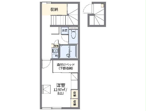 レオパレス明日香の間取り