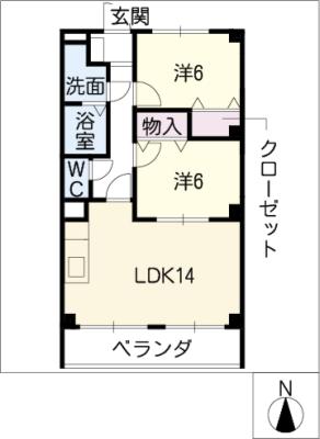 平町パークハイツの間取り