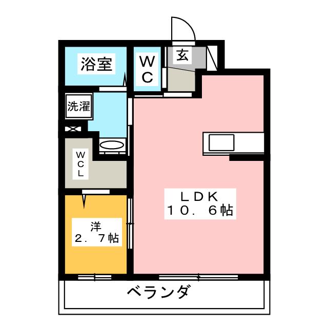 メゾン加納栄町通Ｗの間取り