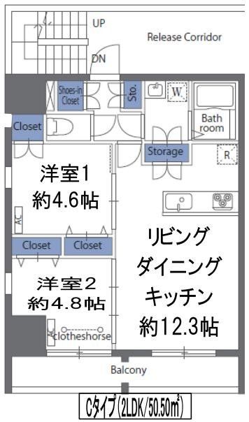 ＲＯＸＩＳ日暮里の間取り