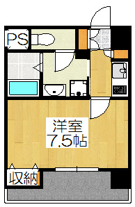 プレサンス京都三条大橋雅殿の間取り