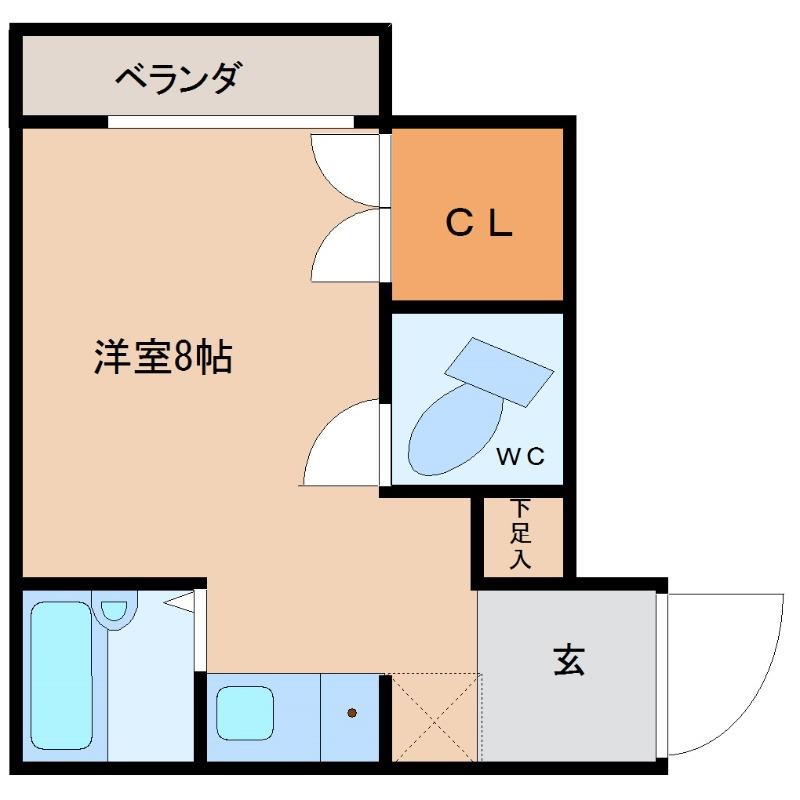 グランテール西福井の間取り