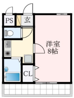 藤井寺市野中のマンションの間取り