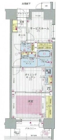 エステムプラザ川崎の間取り