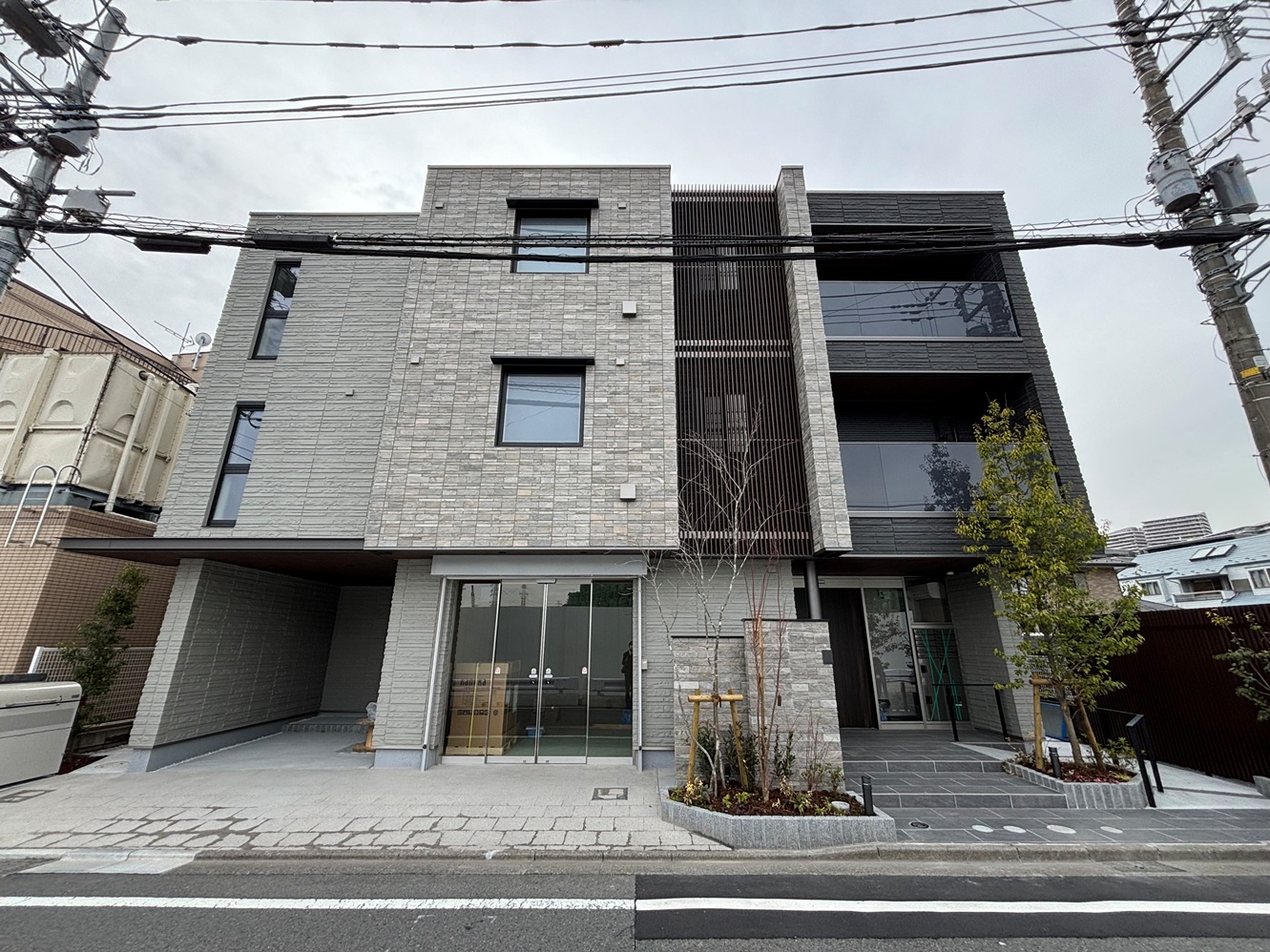 建物外観　積水ハウス施工シャーメゾン♪内廊下式のホテルライクスタイル♪