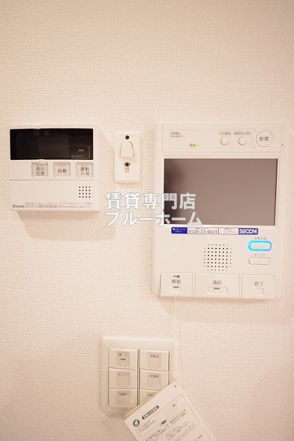 セキュリティ　モニター付きインターホン！