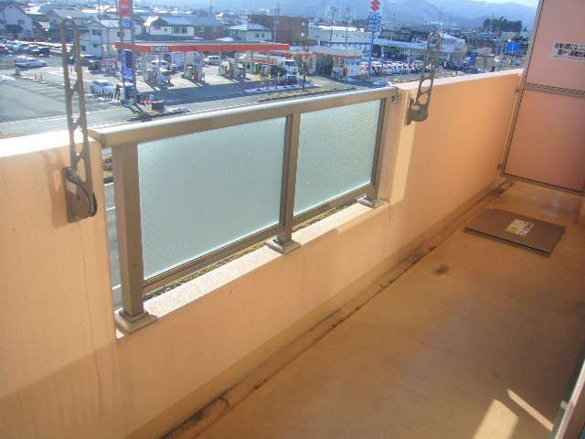 バルコニー　南向きのバルコニー