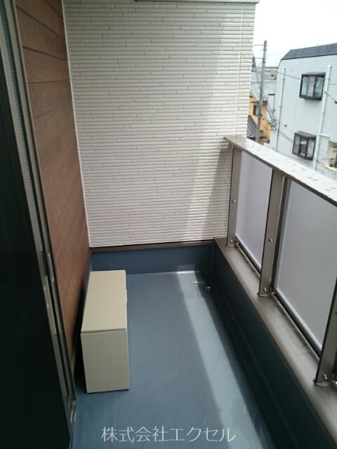 バルコニー　ベランダ東向き