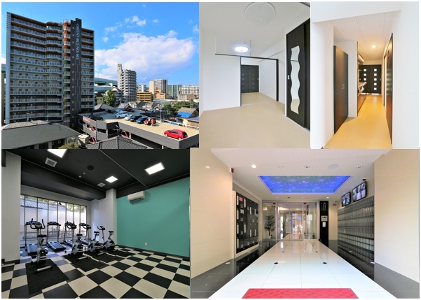 建物外観　重厚感あるエントランスです