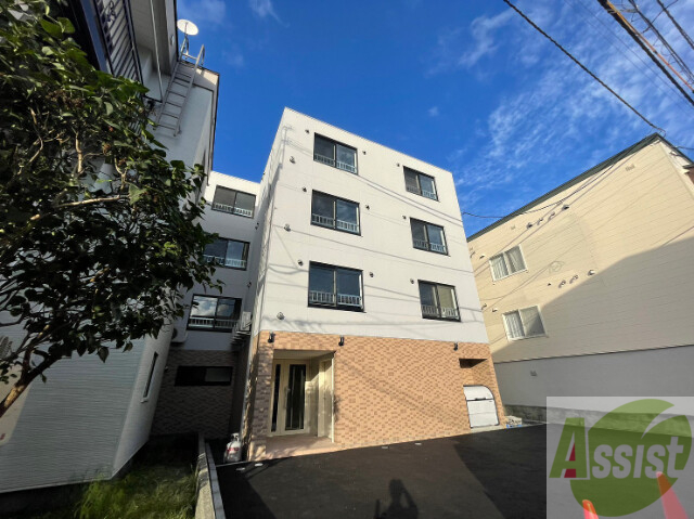建物外観　札幌市白石区栄通１５「プルメリア栄通」