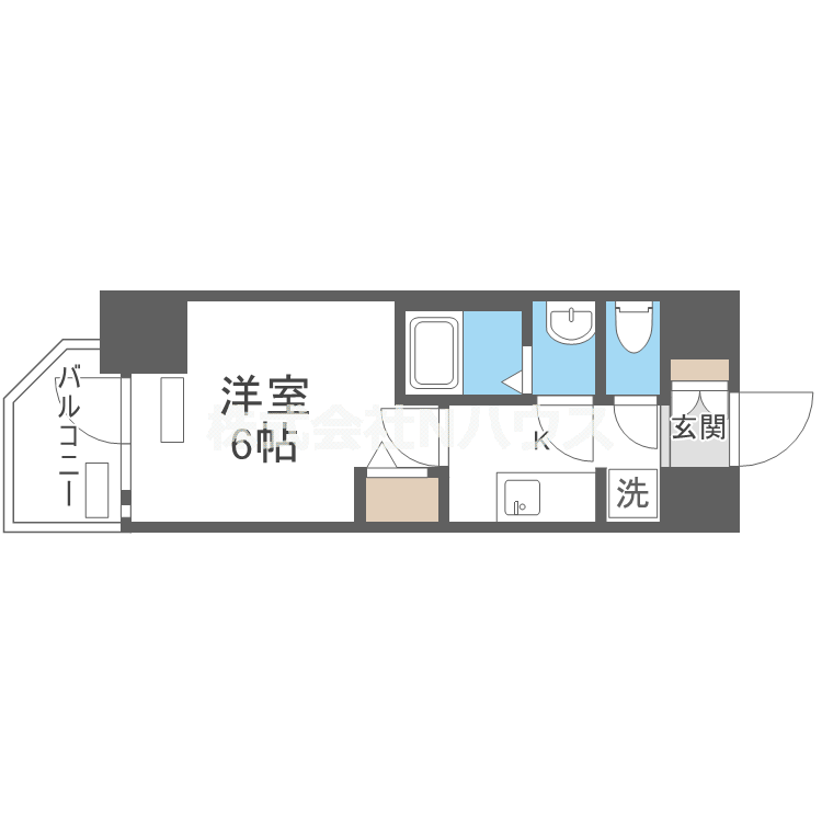 プレサンス新深江ディレットの間取り写真