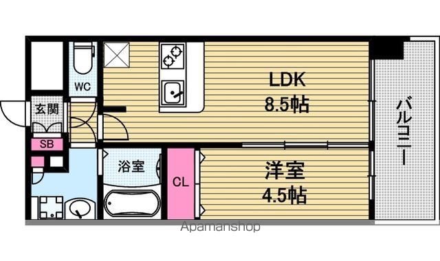 プレサンス玉造駅前の間取り写真